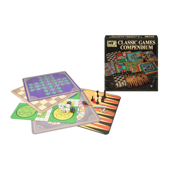 Classic Games Compendium Board Game Set - Assorted Family Favourites