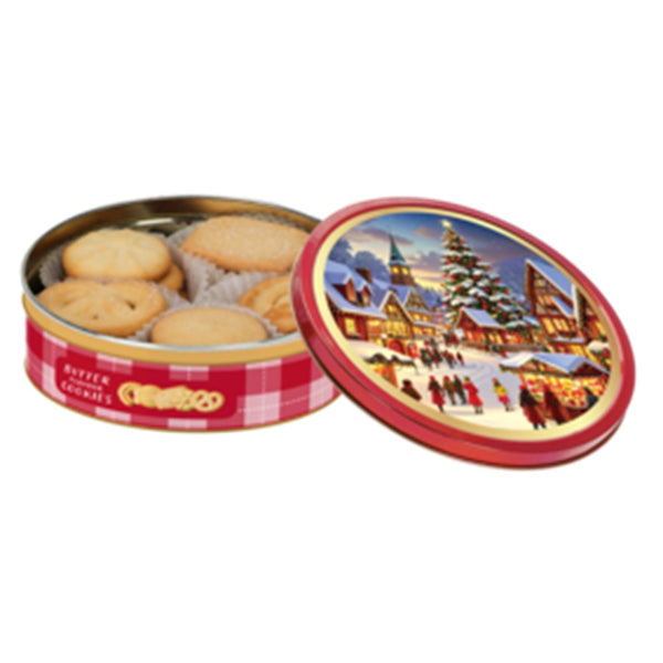 Christmas Cookies Tin Village - 114g