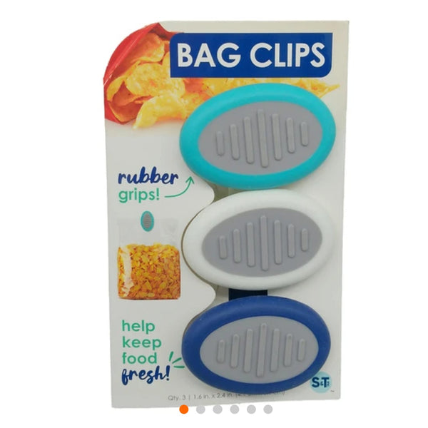 Rubber Grip Bag Clips | Keep Food Fresh