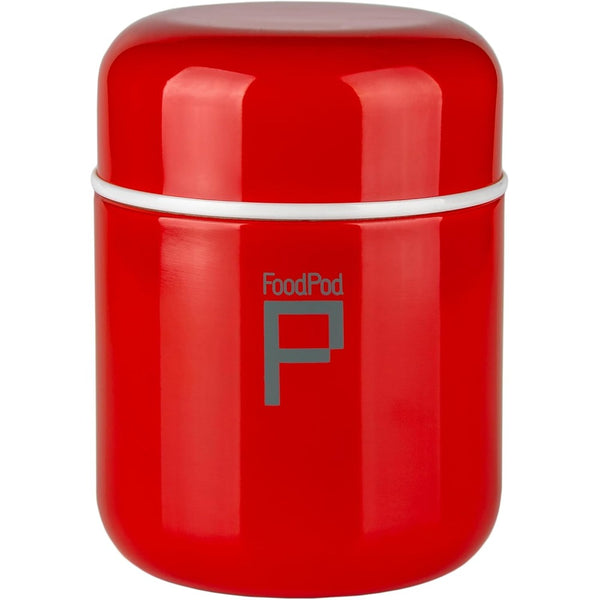 Food Flask 400ml Red | Insulated Stainless Steel Container