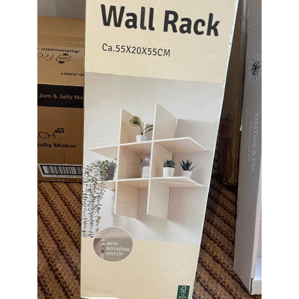 Wall Rack Shelf - 55x20x55cm
