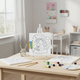 Paint Your Own Kids' Canvas Craft Kit - Assorted Fantasy Designs