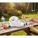Paint Your Own Full-Face Mask Craft Kit - Assorted Paints and Brush