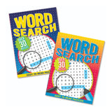 Word Search Puzzle Book - Over 30 Puzzles, Assorted Colourful Designs