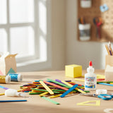 Coloured Craft Sticks Art Set - Pack of 80, Assorted Colours