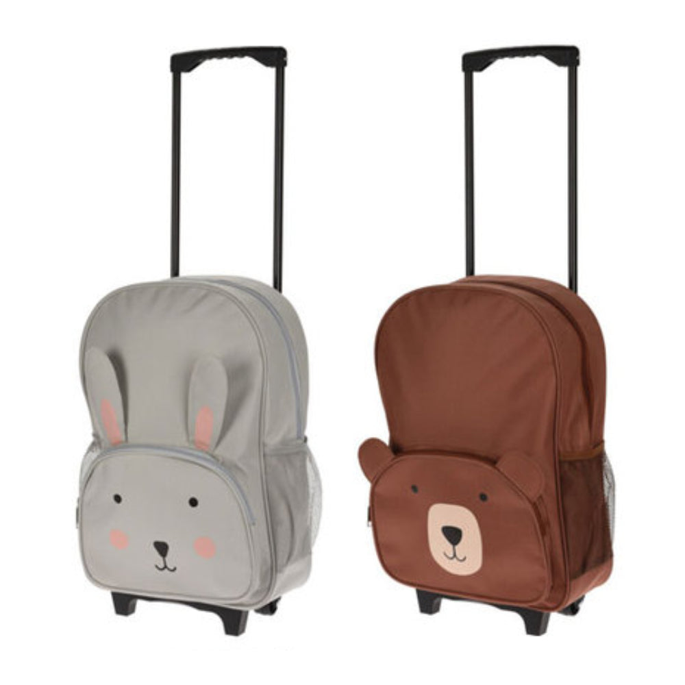 Kids' Assorted Animal Wheeled Trolley Backpack | Telescopic Handle