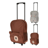 Kids' Assorted Animal Wheeled Trolley Backpack | Telescopic Handle