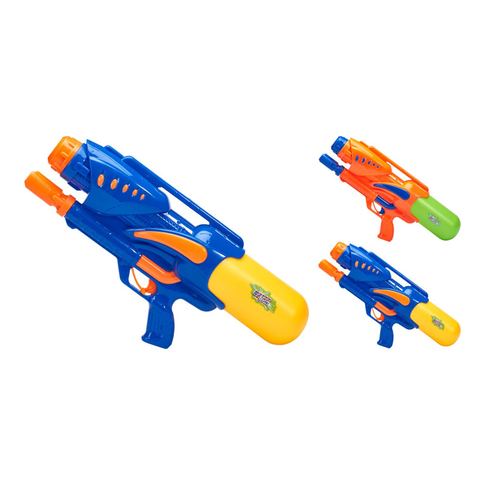 Pump Action Water Gun Blaster | 48cm, Assorted Colours, Large Tank