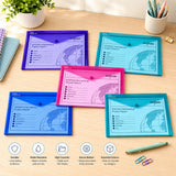 A4 Electra Polyfile Document Wallet | Assorted Colours, 150 Sheets