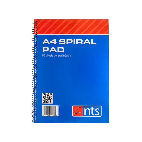 A4 Spiral Bound Writing Notebook Pad for Notes | 160 Pages