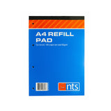 A4 Top Bound Refill Pad | 160 Pages, 60gsm, Pre-Punched, Blue Cover
