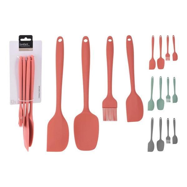 Assorted Kitchen Utensil Set | 4 Pieces, Mixed Designs and Colours