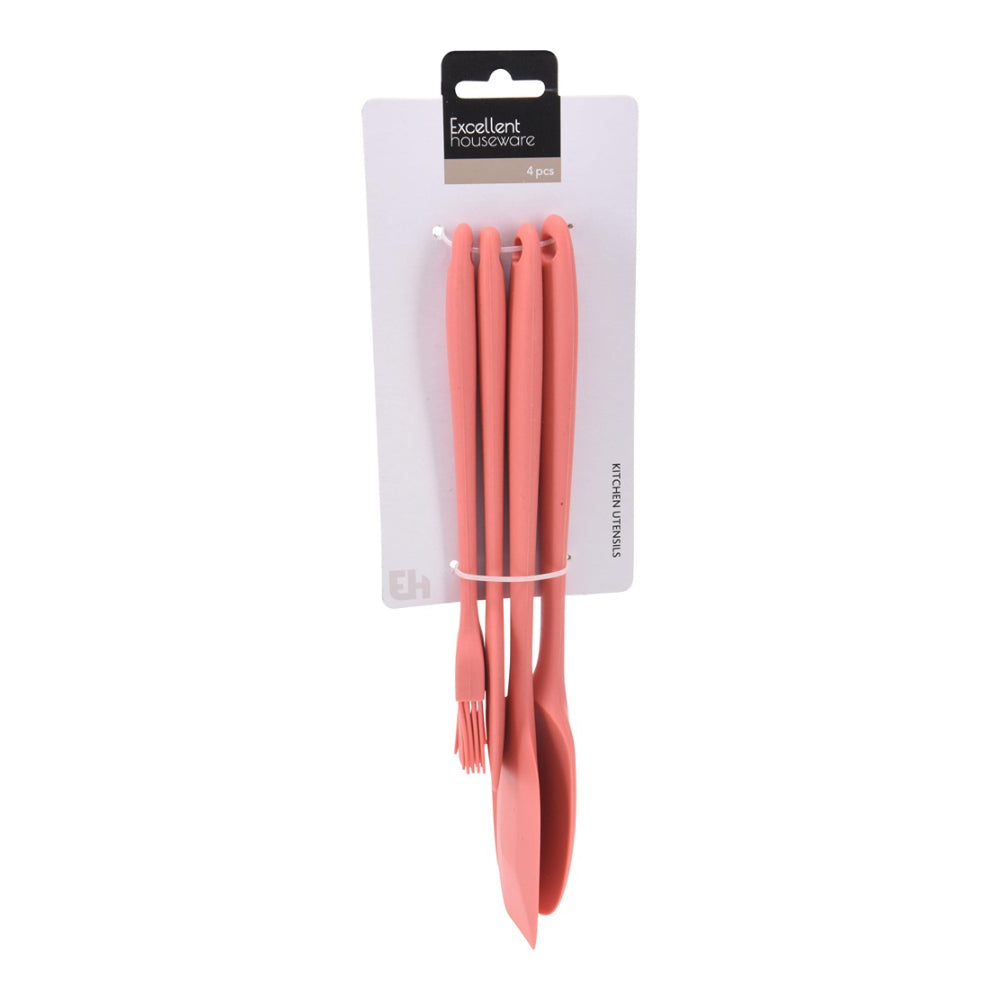 Assorted Kitchen Utensil Set | 4 Pieces, Mixed Designs and Colours