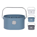 Metal Divided Cutlery Holder Caddy | Assorted Colours, Carry Handle