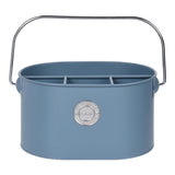 Metal Divided Cutlery Holder Caddy | Assorted Colours, Carry Handle