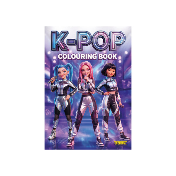 K-Pop Inspired Music and Fashion Colouring Book | Large-Format Pages