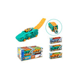 Shark Mini Transporter Toy Vehicle - Pull-Back, Fold-Out Ramp, Assorted Colours