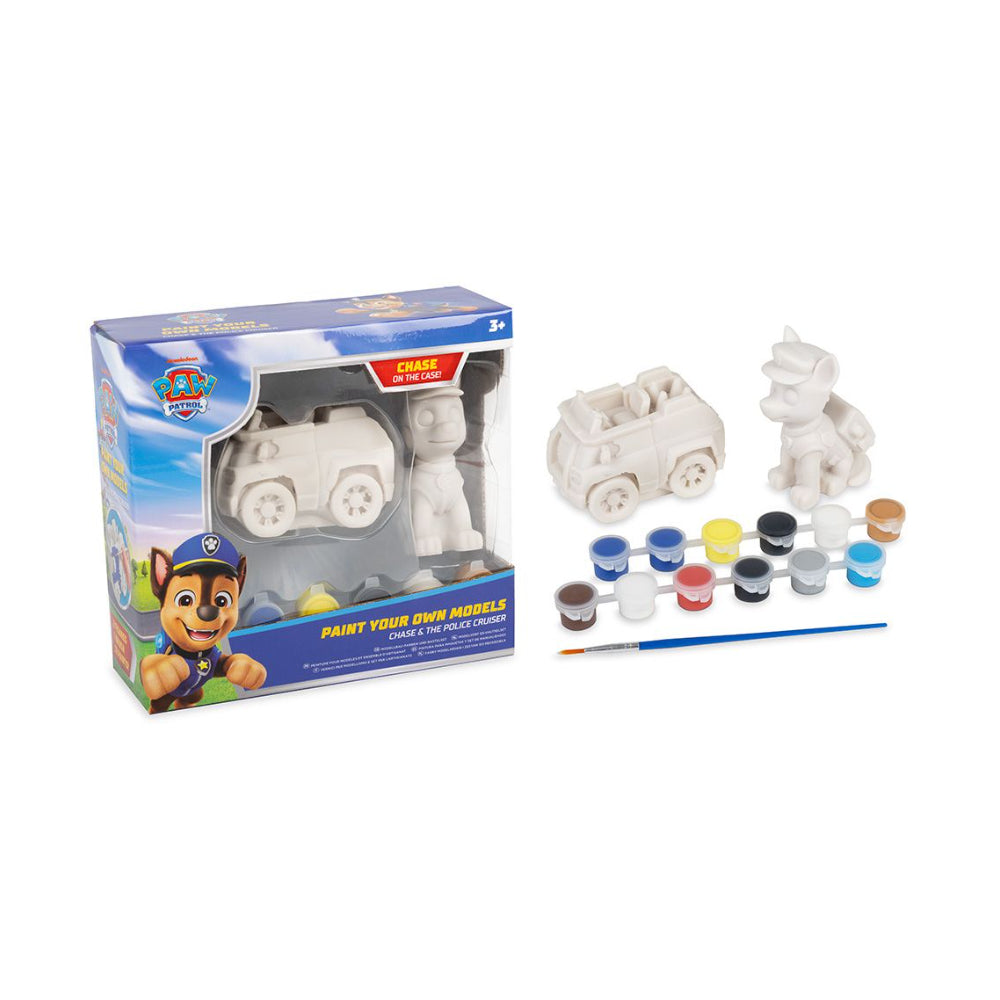 PAW Patrol Chase Paint Your Own Craft Set - Pack of 2, Ages 3+