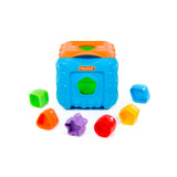 Polesie Multi-Activity Shape Sorting Cube Toy - Colour and Time Learning