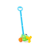 Colourful Push-Along Aeroplane Toy - Long Handle, Smooth-Rolling Wheels