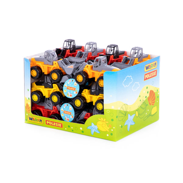 Assorted Construction Vehicle Toys - Movable Parts, Bright Colours