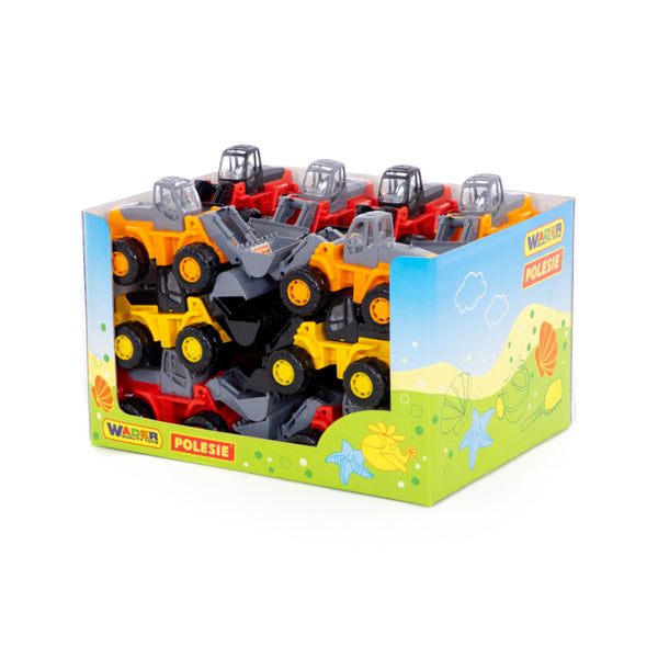 Assorted Construction Vehicle Toys - Movable Parts, Bright Colours