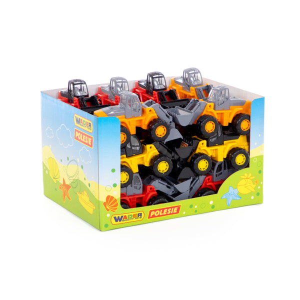 Assorted Construction Vehicle Toys - Movable Parts, Bright Colours