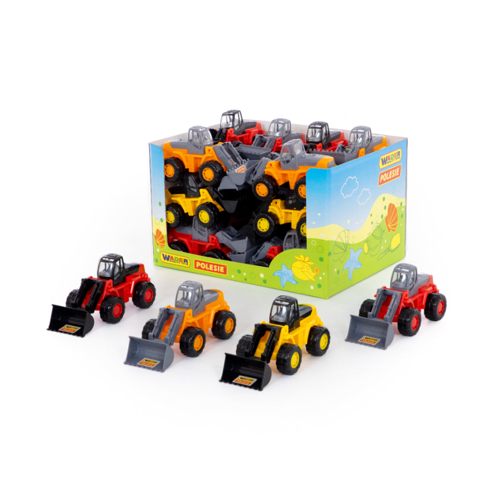 Assorted Construction Vehicle Toys - Movable Parts, Bright Colours