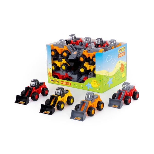 Assorted Construction Vehicle Toys - Movable Parts, Bright Colours