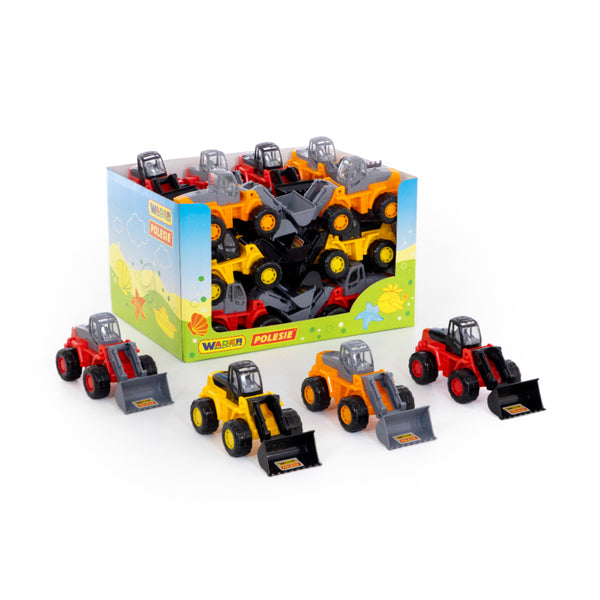 Assorted Construction Vehicle Toys - Movable Parts, Bright Colours