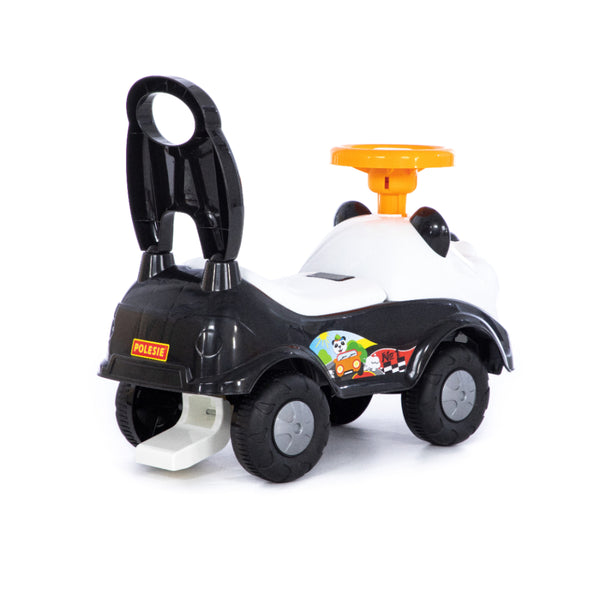 Panda Foot-to-Floor Ride-On Car - Steering Wheel, Wide Stable Wheels