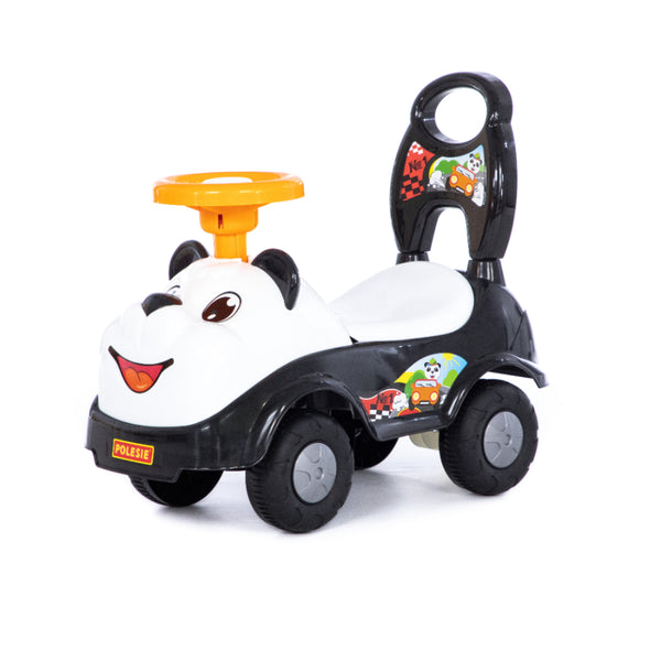 Panda Foot-to-Floor Ride-On Car - Steering Wheel, Wide Stable Wheels
