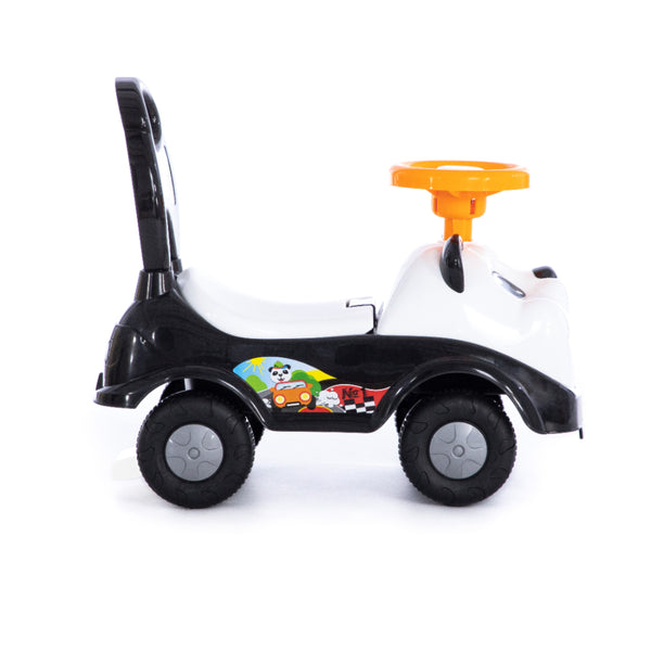 Panda Foot-to-Floor Ride-On Car - Steering Wheel, Wide Stable Wheels