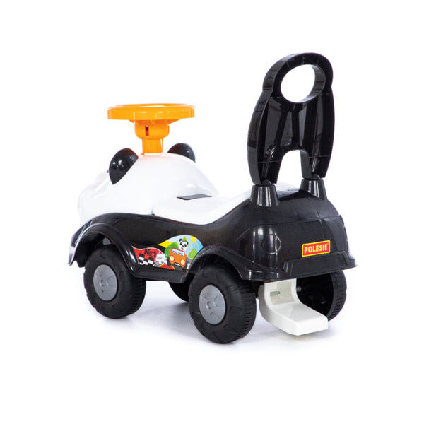 Panda Foot-to-Floor Ride-On Car - Steering Wheel, Wide Stable Wheels