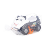 Panda Foot-to-Floor Ride-On Car - Steering Wheel, Wide Stable Wheels