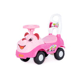 Mila Pink Panda Ride-On Toy Car - Foot-to-Floor, High-Back Handle