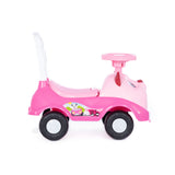 Mila Pink Panda Ride-On Toy Car - Foot-to-Floor, High-Back Handle