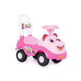 Mila Pink Panda Ride-On Toy Car - Foot-to-Floor, High-Back Handle