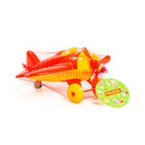 Omega Red and Yellow Push-Along Toy Aeroplane - Ages 3 Years and Over
