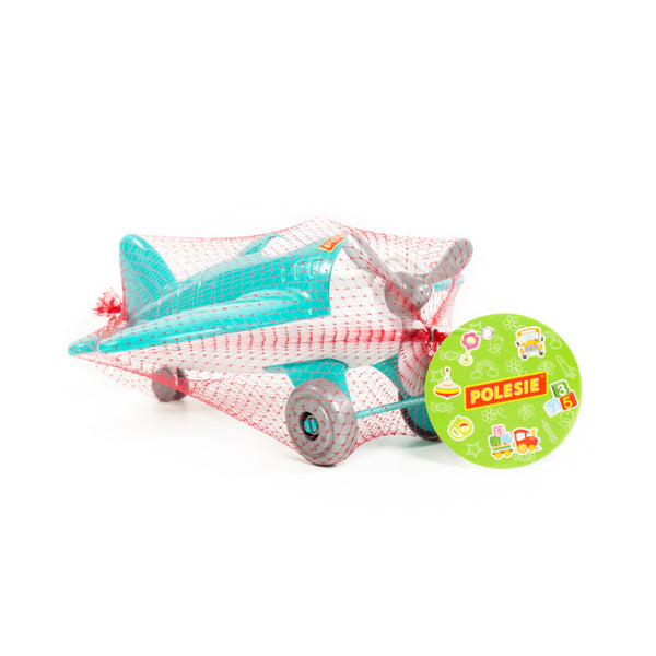 Omega Red and Yellow Push-Along Toy Aeroplane - Ages 3 Years and Over