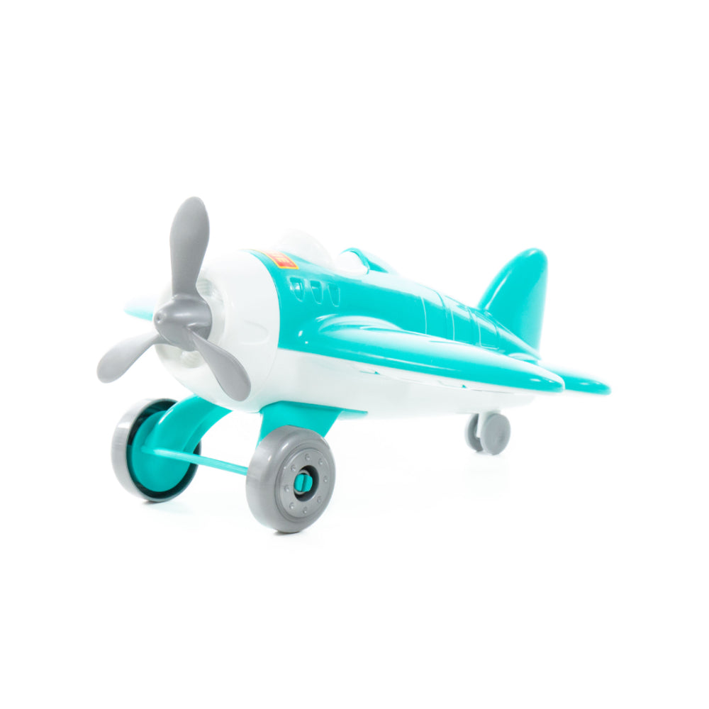 Omega Red and Yellow Push-Along Toy Aeroplane - Ages 3 Years and Over