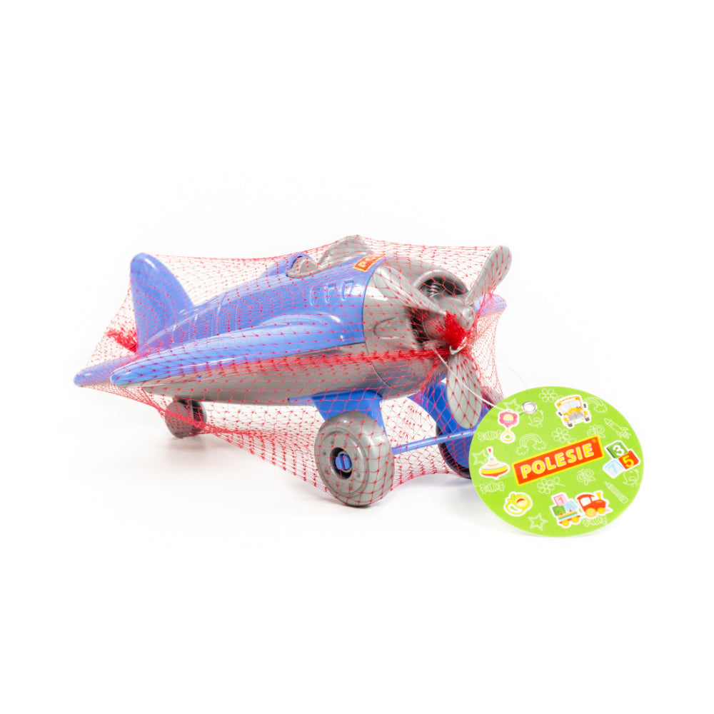Omega Red and Yellow Push-Along Toy Aeroplane - Ages 3 Years and Over
