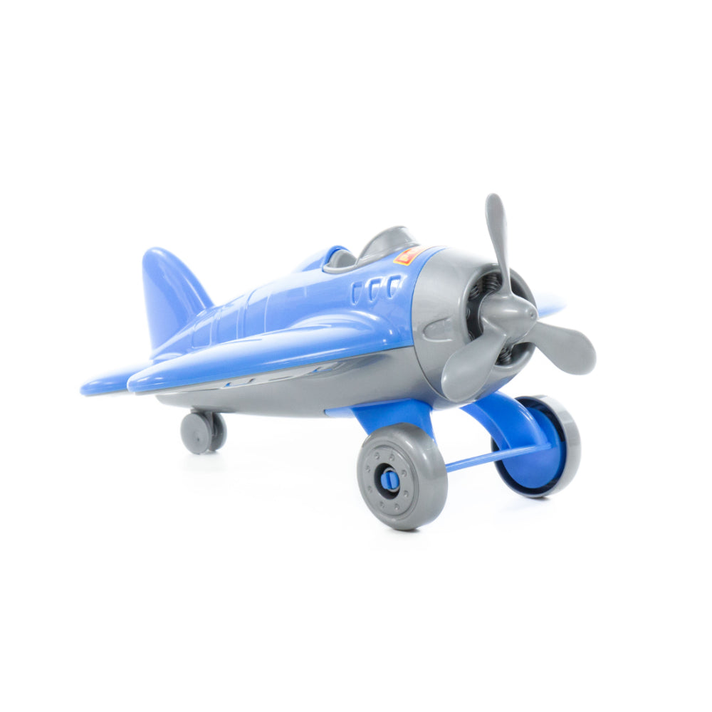 Omega Red and Yellow Push-Along Toy Aeroplane - Ages 3 Years and Over