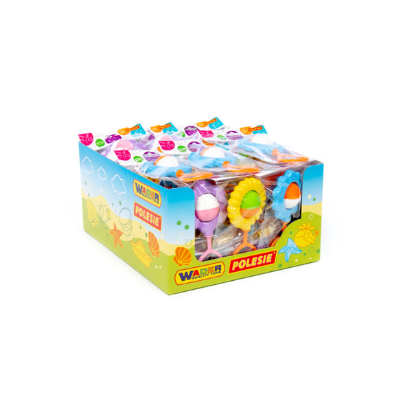 Colourful Easy-Grip Baby Rattles - Assorted Designs and Colours