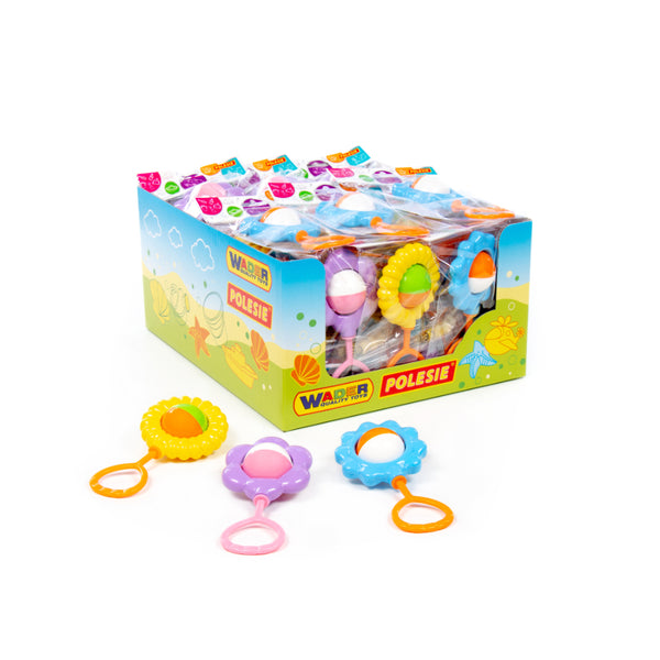 Colourful Easy-Grip Baby Rattles - Assorted Designs and Colours