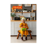 Polesie Pretend Play Fruit Food Set with Shopping Basket - 9 Pieces, Assorted