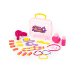 Little Princess Pretend-Play Dressing Set - Portable Pink Storage Case