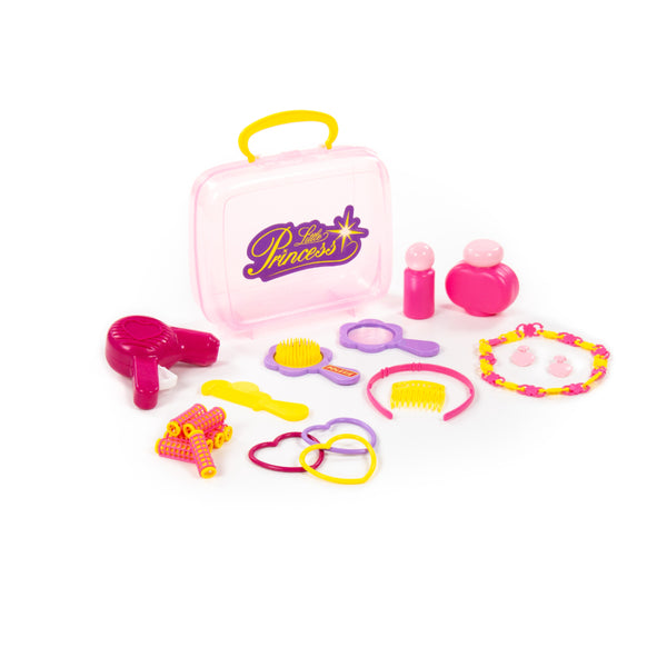 Little Princess Pretend-Play Dressing Set - Portable Pink Storage Case
