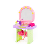 Mini Vanity Dressing Table Play Set - Mirror, Stool and Beauty Accessories