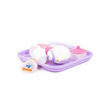 Polesie Children's Pretend Play Tea Set - 13 Pieces, Serving Tray